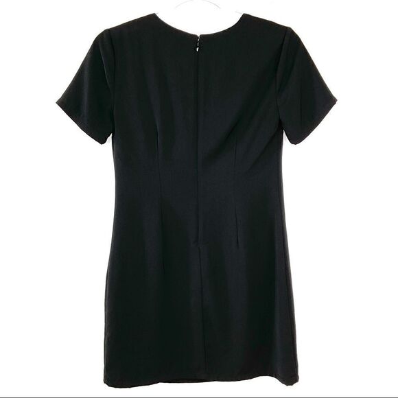 Kimchi Blue Black Scoop Neck Short Sleeve Shift Dress XS - Picture 5 of 6